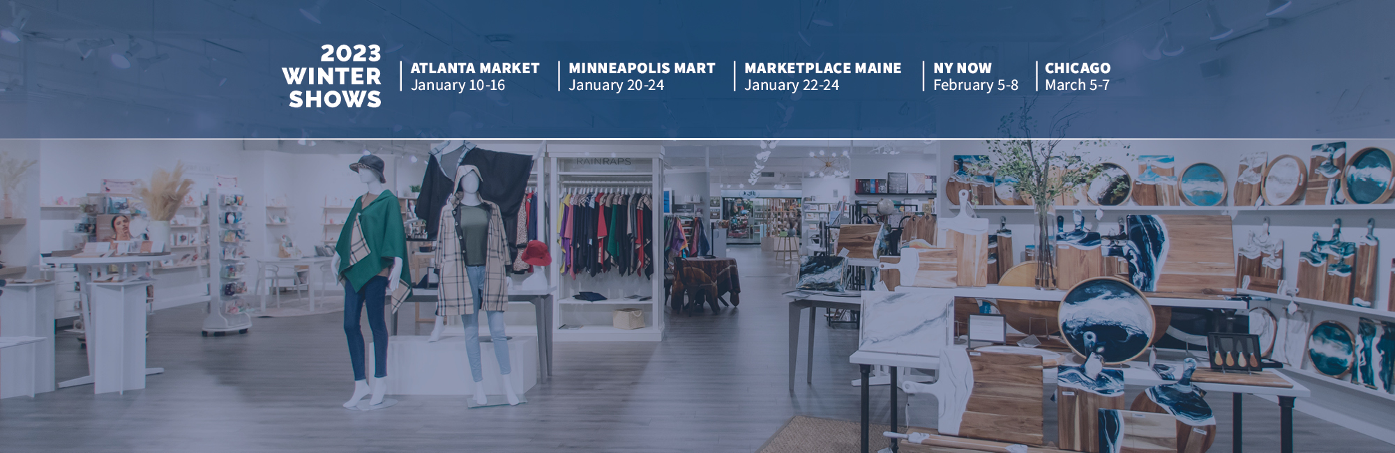 Shop with us at Winter Shows!